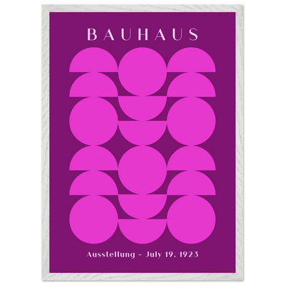 Bauhaus Pink & Purple Abstract - Vibrantwalls