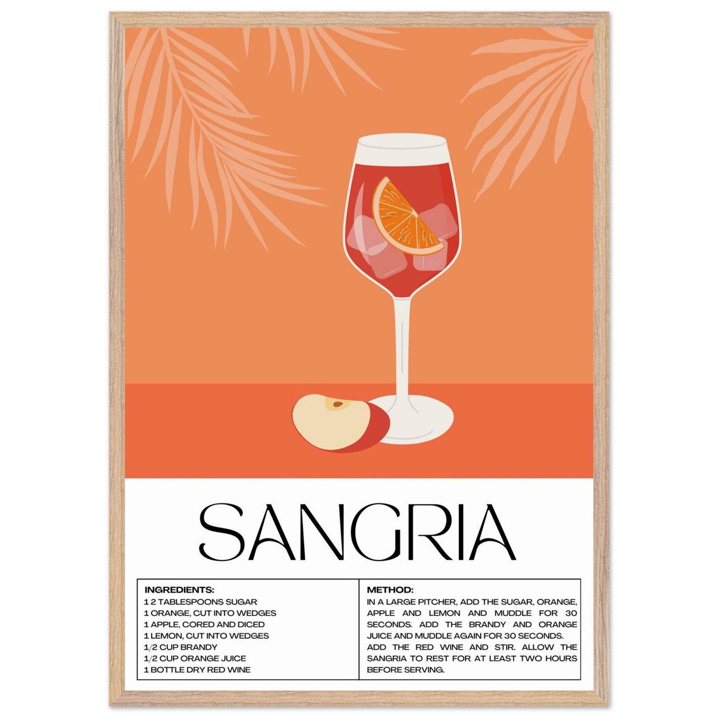 Sangria Cocktail Recipe - Vibrantwalls