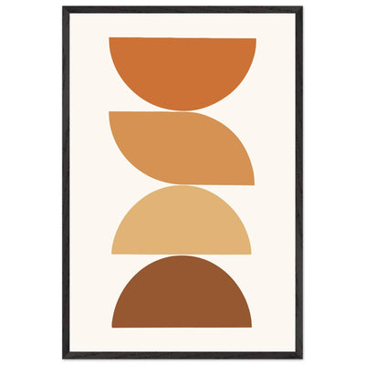 Abstract Desert Landscape Boho Sunset View - Vibrantwalls