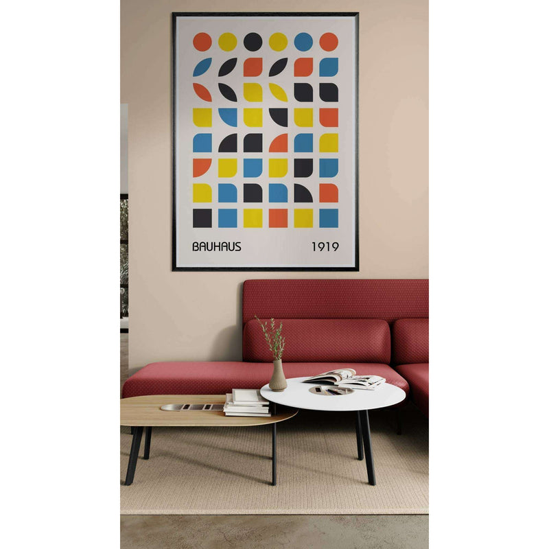 Bauhaus 1919 Geometric Abstract Variant Wall Art - Vibrantwalls