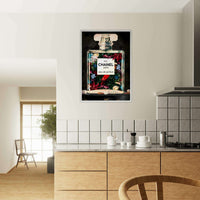 Flowers Chanel Perfume Wall Art - Vibrantwalls