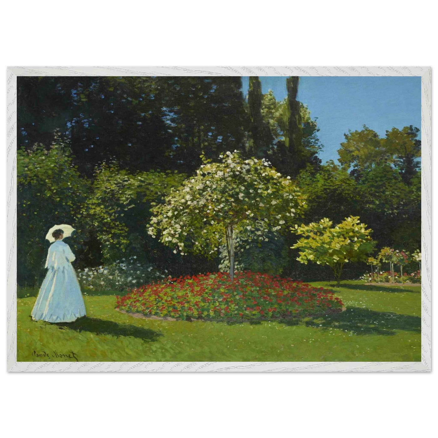 Woman in the Garden Art: Elegant Decor for Nature Lovers - Vibrantwalls