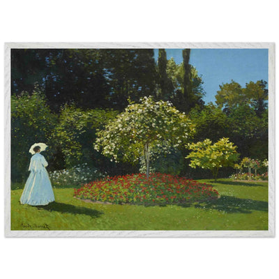 Woman in the Garden Art: Elegant Decor for Nature Lovers - Vibrantwalls