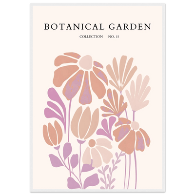Botanical Garden Collection Framed Posters – Soft Floral Abstract Art Prints | Ready-to-Hang - Vibrantwalls