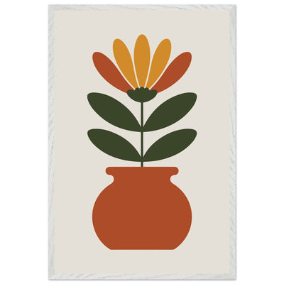 Floral Pot Art - Vibrantwalls