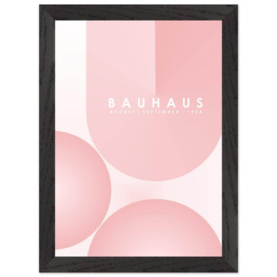 Bauhaus Soft Pink Geometric Design for Contemporary Spaces - Vibrantwalls