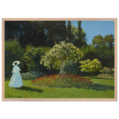 Woman in the Garden Art: Elegant Decor for Nature Lovers - Vibrantwalls