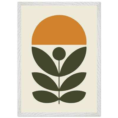 Abstract Botanical Green Plant Modern Art - Vibrantwalls