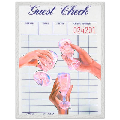 Retro Aesthetic Guest Check - Vibrantwalls