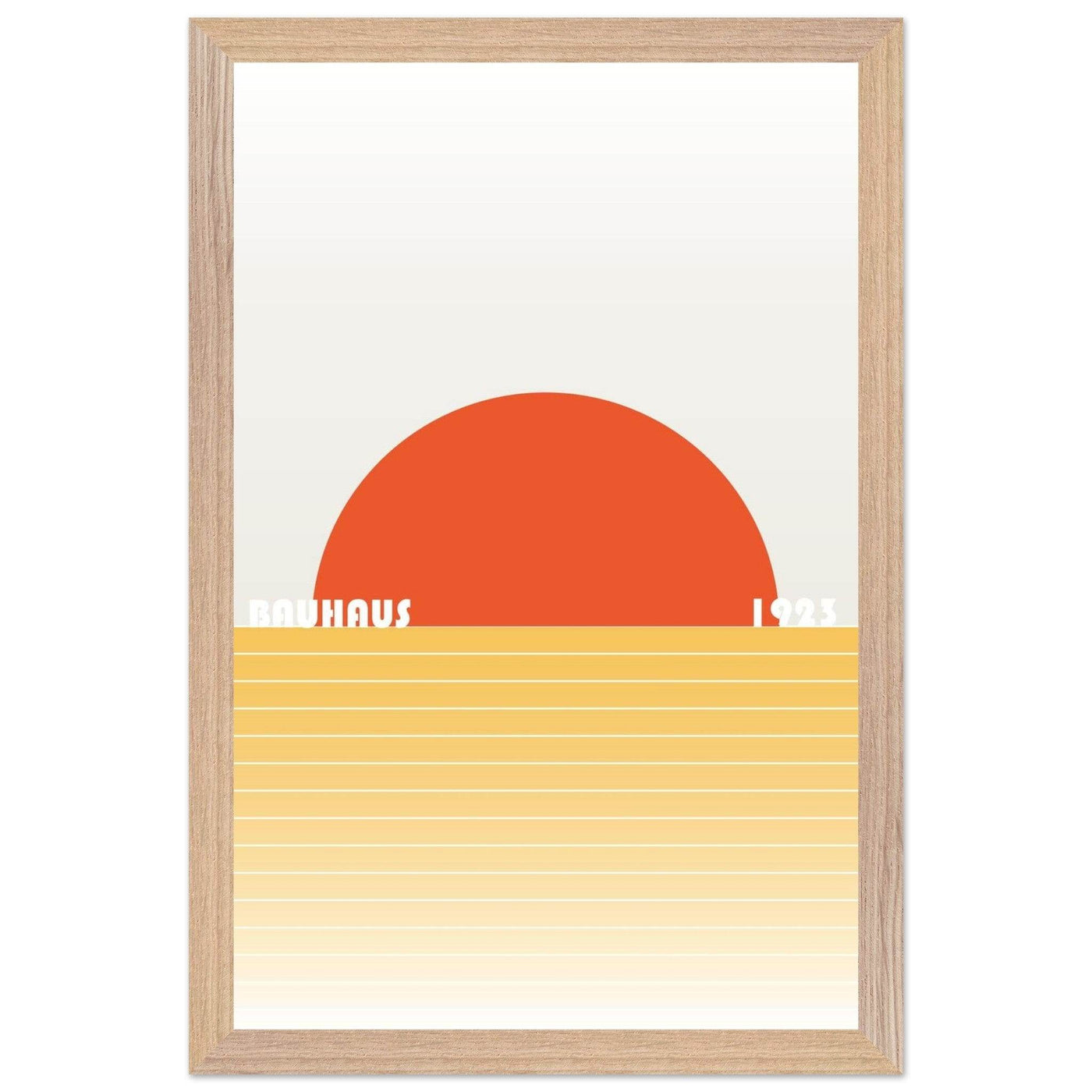 Bauhaus Sunset Abstraction - Vibrantwalls