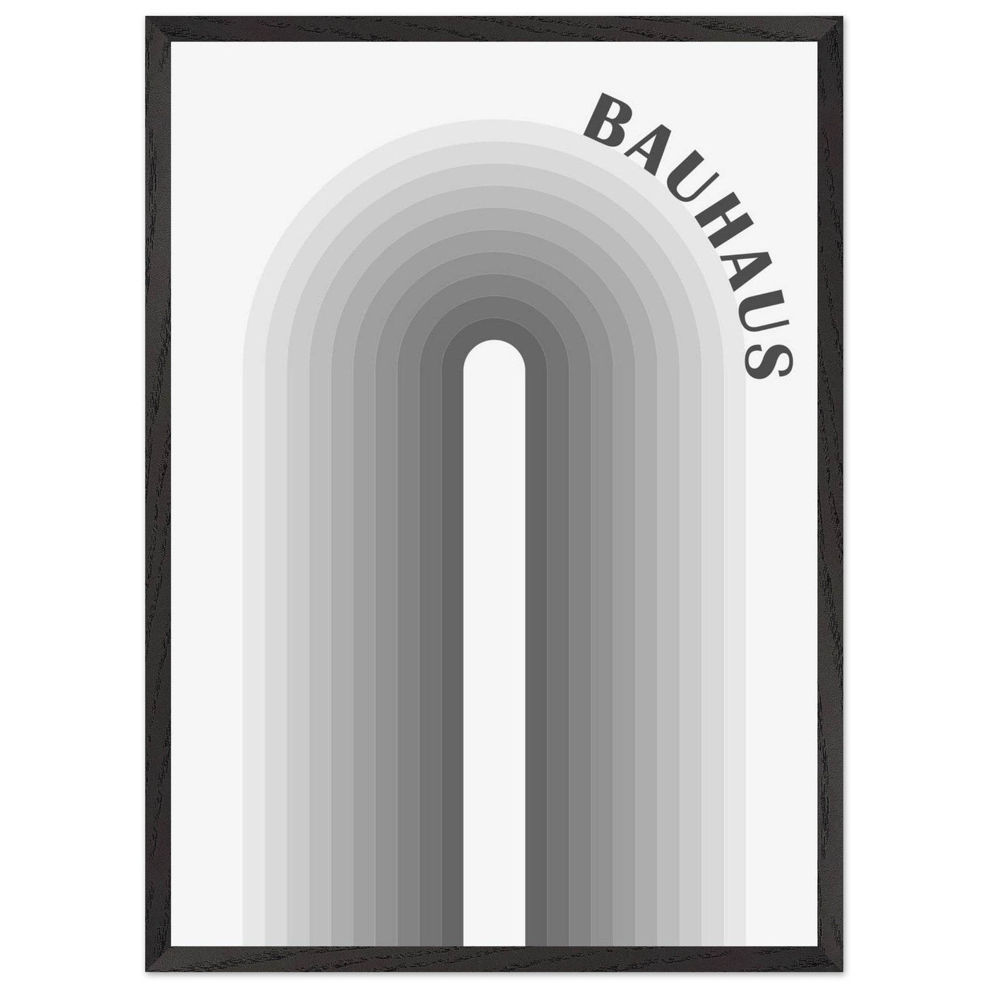 Bauhaus-Style Gradient Arch - Vibrantwalls
