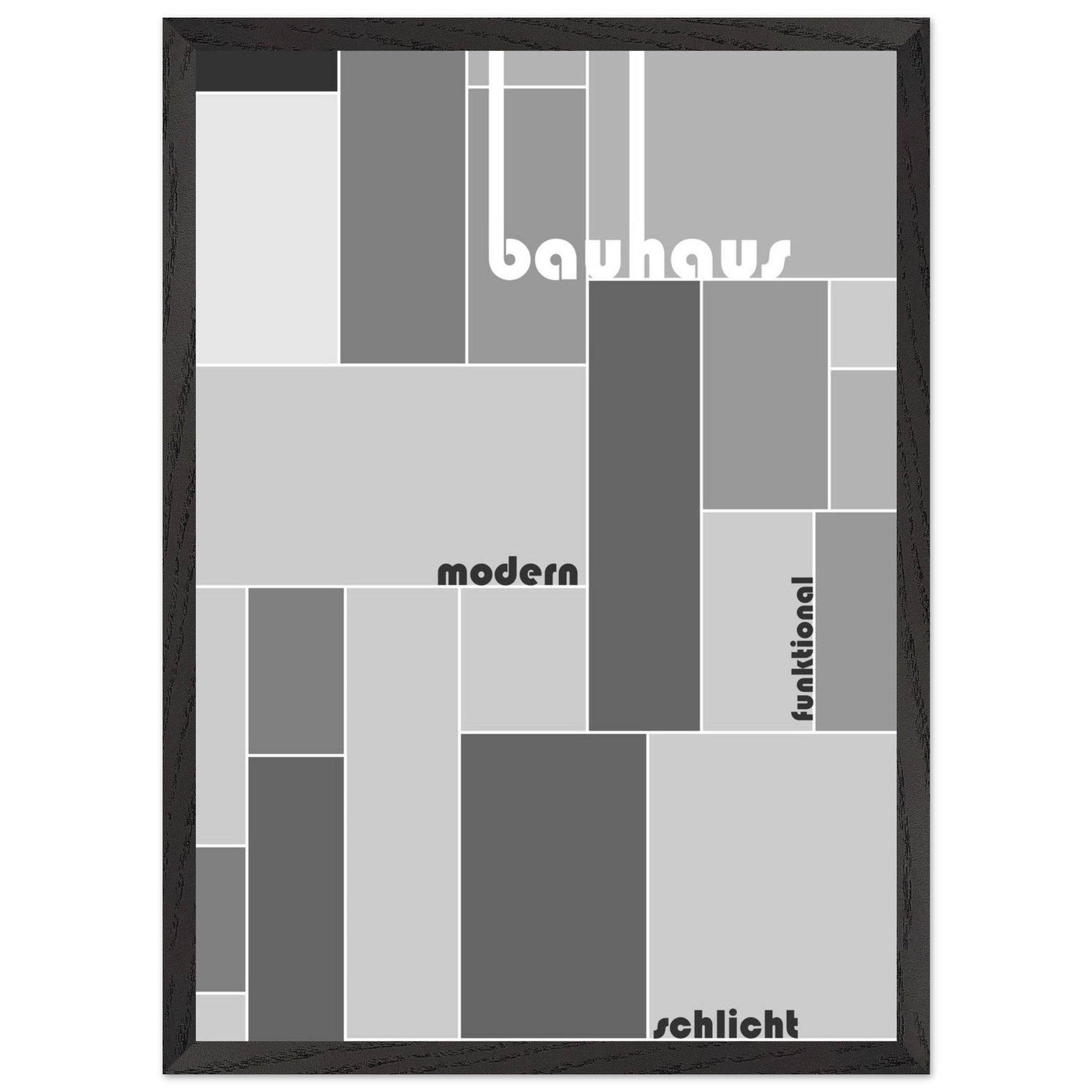 Bauhaus Style Grid - Vibrantwalls