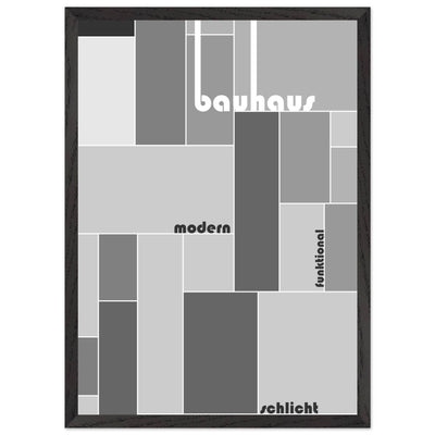 Bauhaus Style Grid - Vibrantwalls