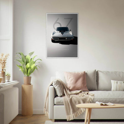 1967 Corvette Stingray 427 Framed Poster | Iconic Automotive Art, Ready-to-Hang - Vibrantwalls