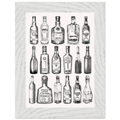Gin Tonic Cocktail Recipe Classic Bar Print - Vibrantwalls