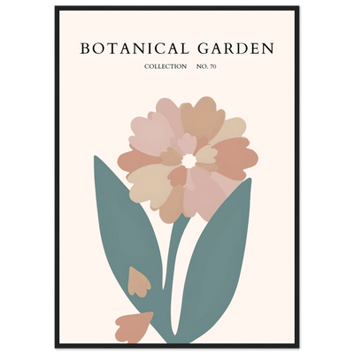 Botanical Garden Framed Poster – Gentle Floral Art Print | Soft Palette Home Decor | Ready-to-Hang - Vibrantwalls
