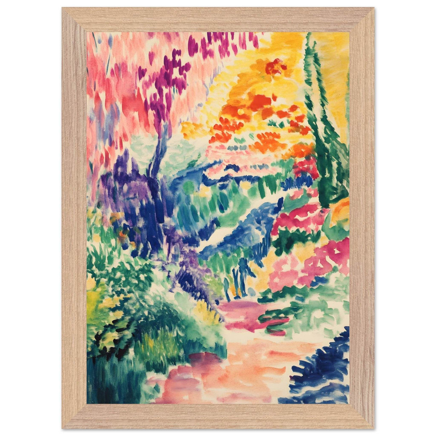 Abstract Garden Delights Henri Matisse - Vibrantwalls