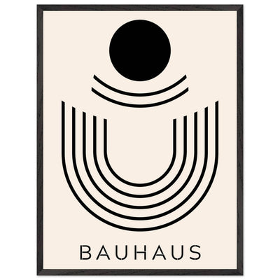 Bauhaus Black & Beige Abstract - Vibrantwalls