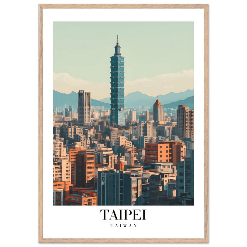 Taipei Taiwan Wall Art - Vibrantwalls