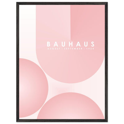 Bauhaus Soft Pink Geometric Design for Contemporary Spaces - Vibrantwalls