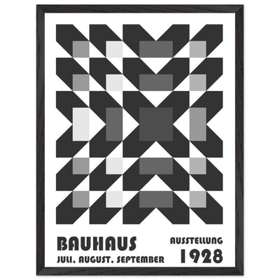 Bauhaus-Style Geometric Grid - Vibrantwalls