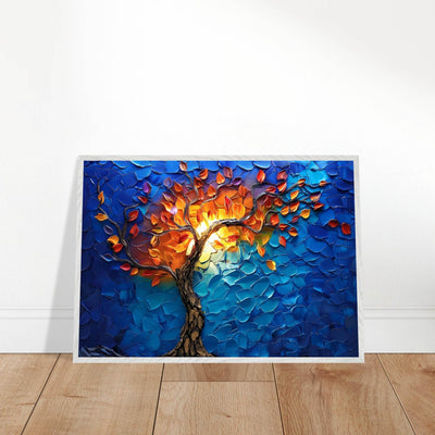 Vibrant Tree of Life Palette Knife Art - Vibrantwalls