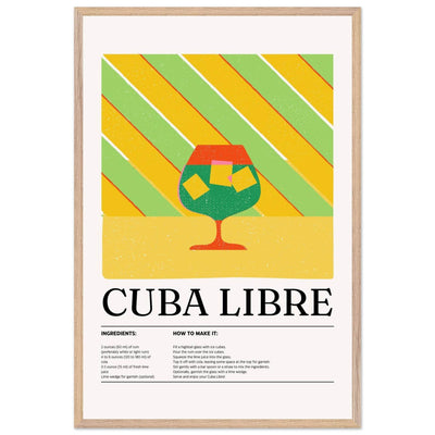 Cuba Libre Cocktail Recipe - Vibrantwalls