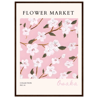 Sakura Pink Bloom Framed Poster – Delicate Floral Art Print | Ready-to-Hang in Your Choice of Frame - Vibrantwalls