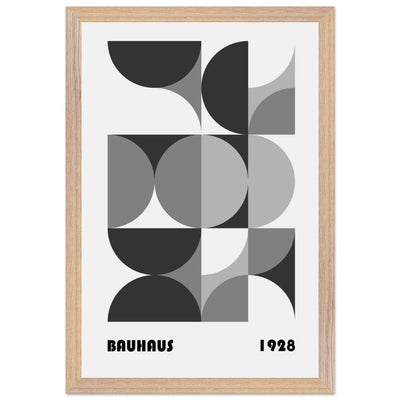 Bauhaus 1928 - Geometric Monochrome - Vibrantwalls