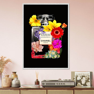Vibrant Coco Mademoiselle Floral Art Print - Premium Framed Wall Decor in Your Choice of Size & Finish - Vibrantwalls