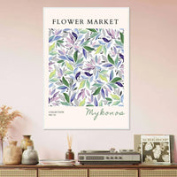 Mykonos Flower Market Wall Art - Vibrantwalls