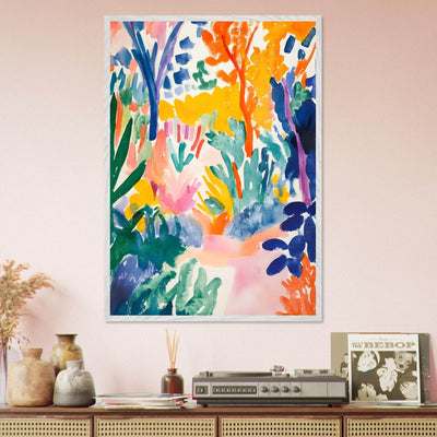 Vibrant Abstract Garden - Vibrantwalls