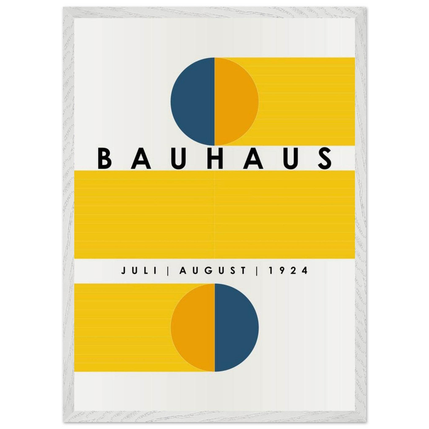 Bauhaus Blue Tunnel Geometric - Vibrantwalls