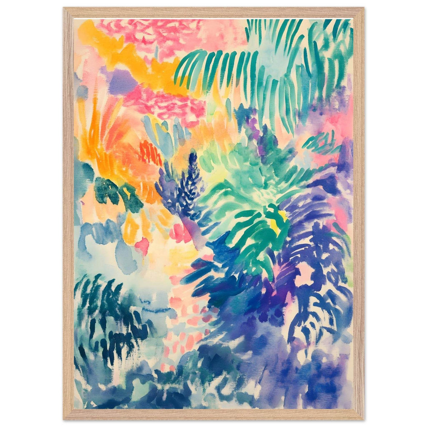 Abstract Floral - Vibrantwalls