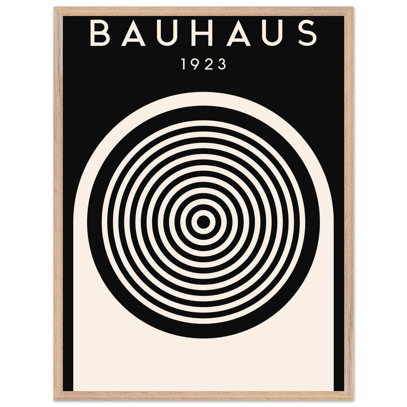 Bauhaus Black & Cream - Vibrantwalls