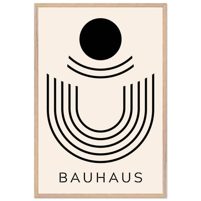 Bauhaus Black & Beige Abstract - Vibrantwalls