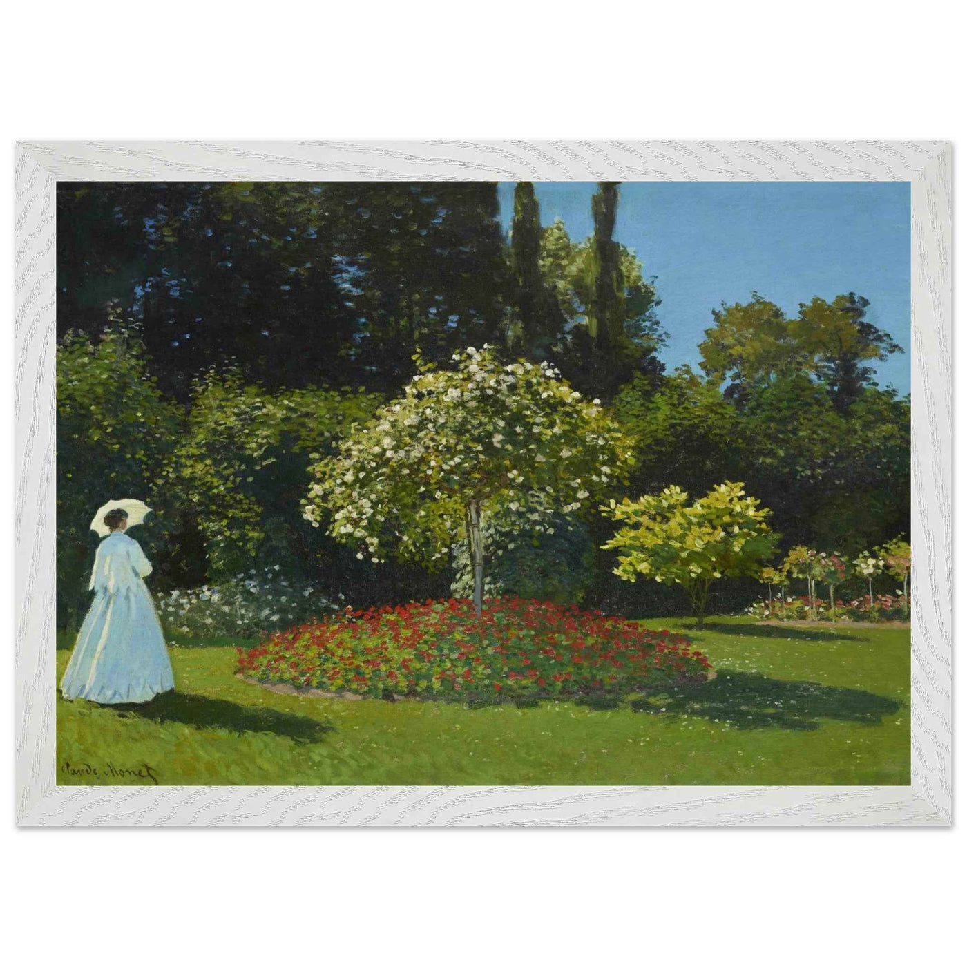 Woman in the Garden Art: Elegant Decor for Nature Lovers - Vibrantwalls