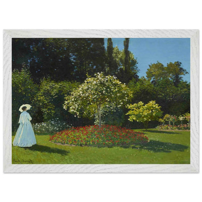 Woman in the Garden Art: Elegant Decor for Nature Lovers - Vibrantwalls