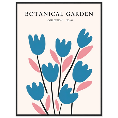 Abstract Botanical Garden Framed Poster – Modern Floral Art Print | Ready-to-Hang in Various Sizes & Frames - Vibrantwalls