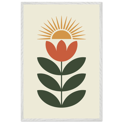Abstract Floral Sun - Vibrantwalls