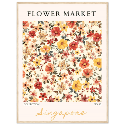 Flower Market Collection Framed Posters – Vibrant Floral Art Prints | Ready-to-Hang in Your Choice of Frame - Vibrantwalls