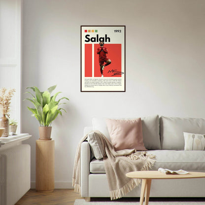 Mohamed Salah Liverpool FC Soccer Football Legends Wall Art - Vibrantwalls