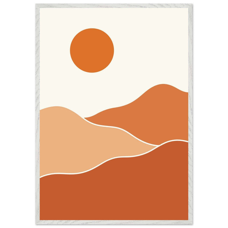 Abstract Desert Sunset - Vibrantwalls