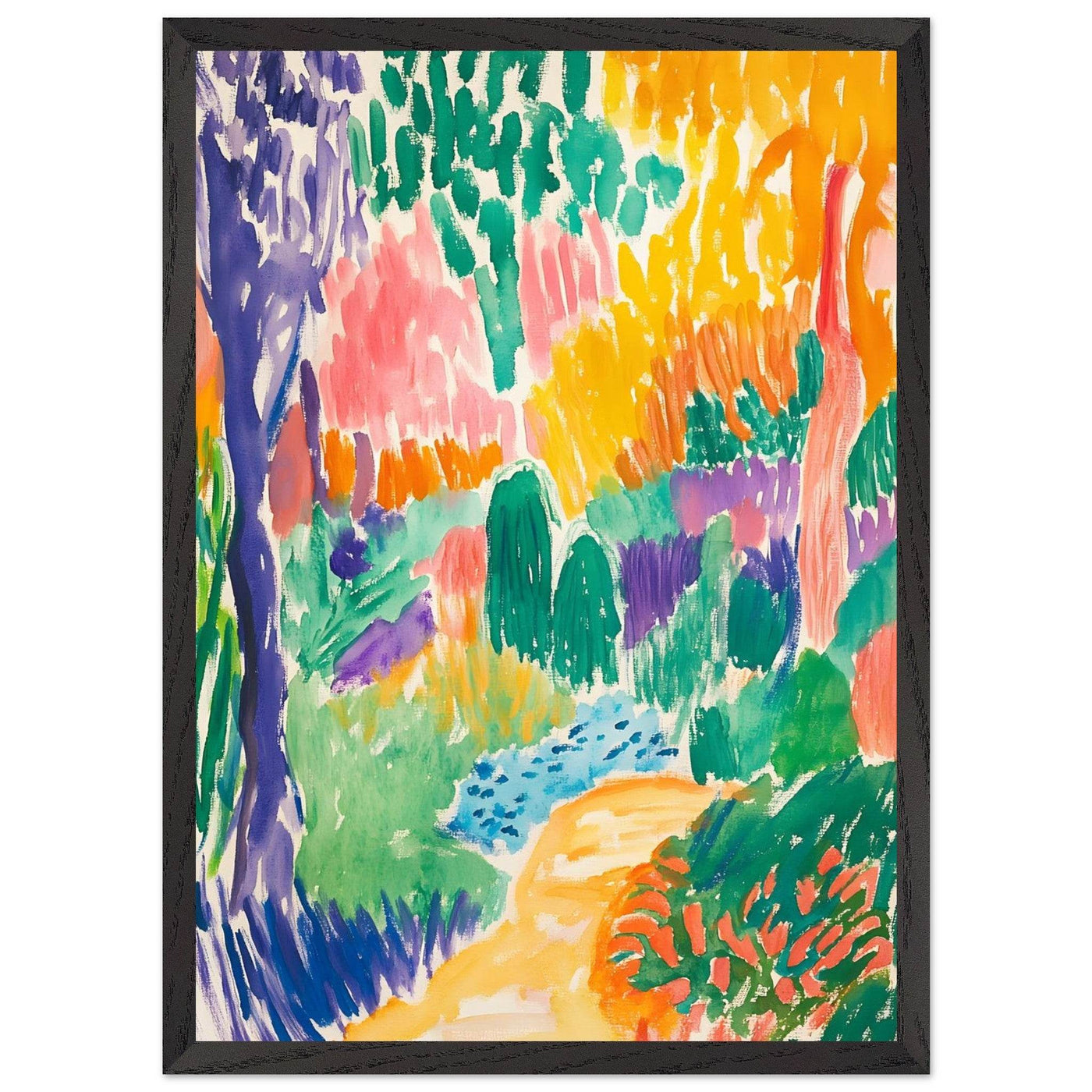 Henri Matisse Abstract Garden Scene - Vibrantwalls
