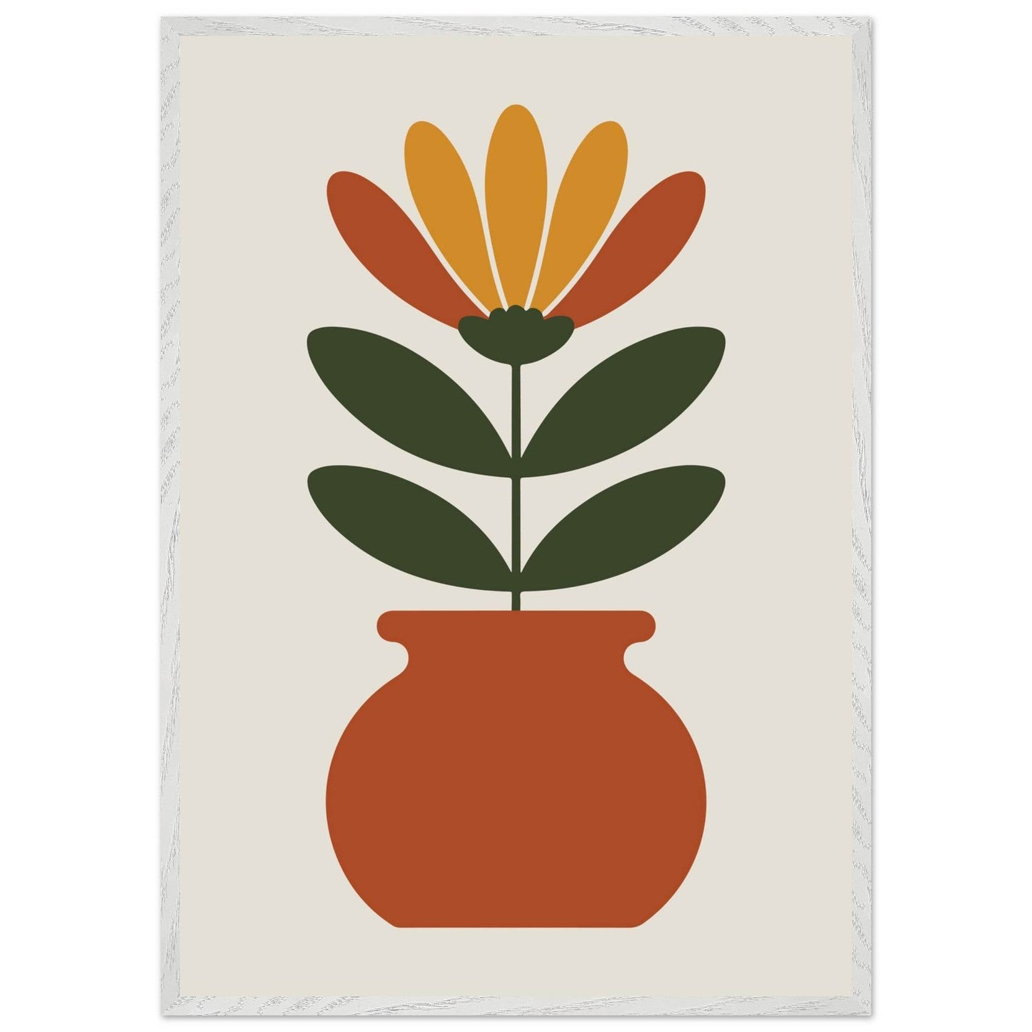 Floral Pot Art - Vibrantwalls