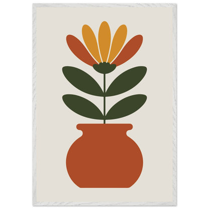 Floral Pot Art - Vibrantwalls