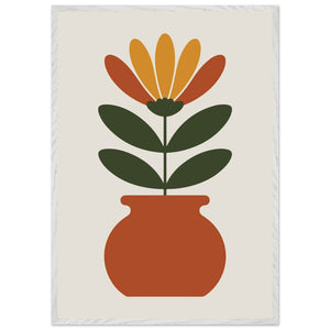 Floral Pot Art - Vibrantwalls