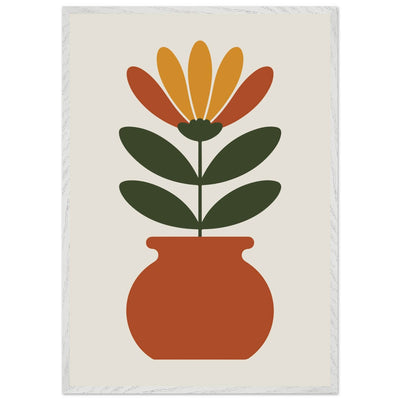 Floral Pot Art - Vibrantwalls