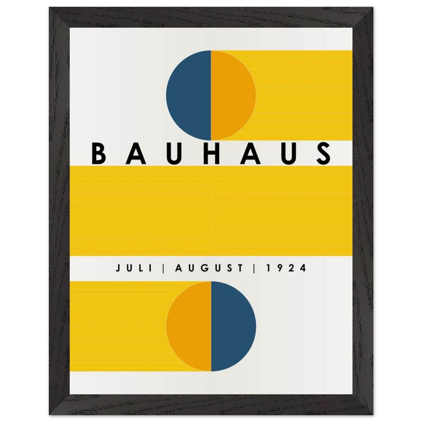Bauhaus Blue Tunnel Geometric - Vibrantwalls