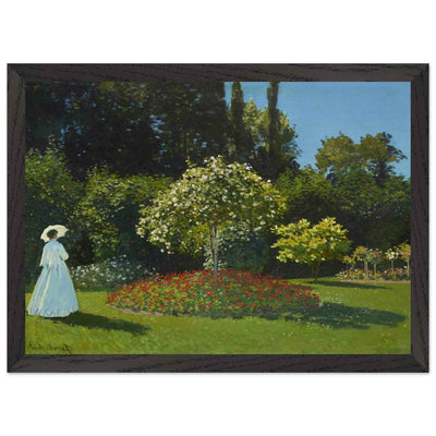 Woman in the Garden Art: Elegant Decor for Nature Lovers - Vibrantwalls